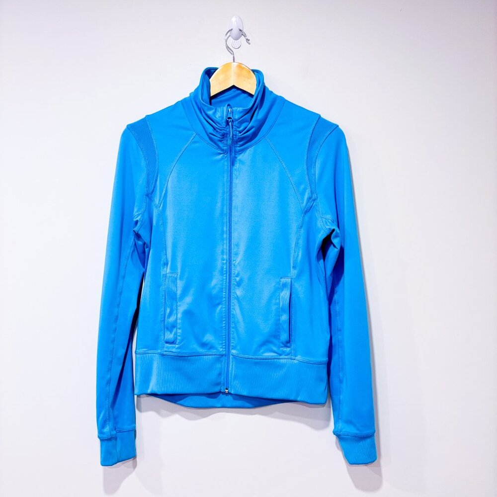 ACX ACTIVE Blue zip-up sport‎ jacket | Athleisure activewear | Medium